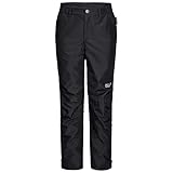 Jack Wolfskin Unisex Kinder børn SNOWY DAYS PANTS KIDS Kinder, Schwarz, 164 EU