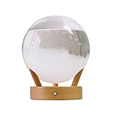 DALIAN Sturmglas Wettervorhersage | Barometer Glas Deko für Zuhause,Schneekugeln,...