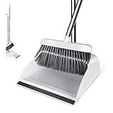Masthome Besen und Kehrschaufel Set, 130 cm langem Stiel Kehrschaufel Set, Aufrechtes...