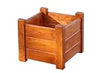 Werth-Holz Verona Holz Blumenkasten Blumentopf Pflanzenkasten Garten 40x40 cm