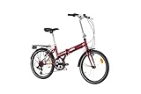 Multibrand PROBIKE FOLDING 20 Zoll Klapprad, Faltrad, Shimano 6 Gang,...