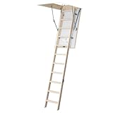 Bodentreppe │ wärmegedämmt │ 120 x 60 cm │ 3-teiliges Leiternteil │ Lichte...