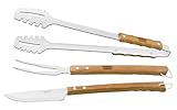 Tramontina Churrasco Extreme Grillbesteck 3-teilig, Grillhelfer mit langem Griff,...