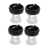 CONGARTENO 4 Stück Waschmaschinen abflussfilter Langlebiger Kunststoff schutzstopfen...