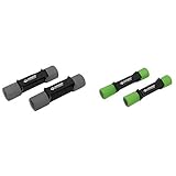 Schildkröt Fitness Soft Hantel Set, 2 x 1,0 kg, Schwarz-Anthrazit, in...