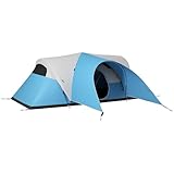 Outsunny Tunnelzelt, Campingzelt, Wasserabweisend Familienzelt für 6 Personen,...