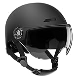Fahrradhelme Skaterhelm Motorradhelm Stoßdämpfende Halbe Rollerhelme Hochschützende...