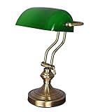 Bankerleuchte Jugendstil wie anno 1900 Bankerlampe Grün Schreibtischleuchte...