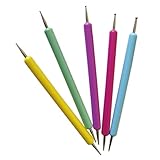 SOIMISS 5 Stück Teiliges Nail Art Dotting Tool Präzises Maniküre werkzeug für Feine...