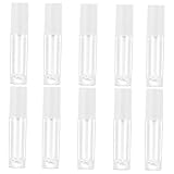 Ipetboom 10St Runde Lipgloss-Lipgloss-Tube Lip Gloss Box. Lippenbalsam- R?hre nachfüllbar...