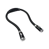 GRSTREE Buchlampe 4 LED Leselampe hals,Book light for Lesen im...