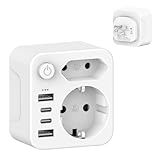 USA Adapter Steckdose Adapter USA Deutschland Stecker Reiseadapter USA Reiseadapter...