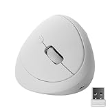 Ergonomische kabellose vertikale Maus, wiederaufladbar, 2,4 G, USB, tragbar, leise,...