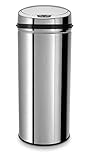 ECHTWERK® EW-AE-0220 Design Edelstahl Abfalleimer INOX mit Sensor 42l