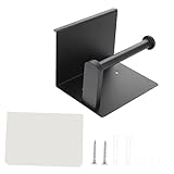 COSMEVIVI Rostfreier Stahl Lagerregale Schwarzer Toilettenpapierständer Wandmontierte...