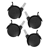 SAFIGLE 4 Stück Teiliges Möbelrollen Bremse Schwere Lasten Drehbare Ersatzräder für...