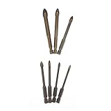 BETOOKY 7-Teiliges Fliesenbohrer-Betonbohrer-Set Bohrer Für Keramikfliesen Zementbohrer...