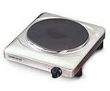ROMMELSBACHER Einzelkochplatte THS 2022/E - Made in Germany, XXL-Gussheizplatte...
