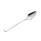 Edge Spoon -Stahllöffel gezackter, dicker Dessert-Edelstahl, 2-teilig, für Küche,...