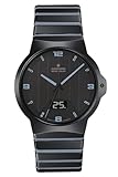 JUNGHANS Funk-Solar Herrenuhr Force Mega Solar Keramik/Eisblau 018/1400.44