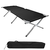 BB Sport Feldbett Klappbett 190 x 64 x 41 cm Stabiles Campingbett 180kg Belastbar Tragbar...