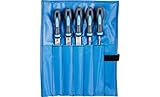 PFERD Werkstattfeilen-Set in PVC-Rolltasche, 5 Feilen, 200mm, 11800520 – für...