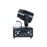 DXQDXQ Powerful Schneemaschine Schneekanone Effekt Einstellbare Schneeflockengröße Funk...