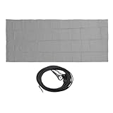 YUYTE Erdungslaken, Leitfähige Bettwäsche aus Bio-Baumwolle mit Silberfaser für...