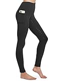 FitsT4 Sports Damen Winterreitleggings Silikon Vollbesatzreithose mit Fleecefutter mit...