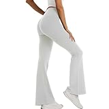 XDSP Damen Bootcut Yogahose High Waist Lange Schlaghose Stretch Freizeit Jogginghose...