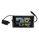 Elektrofahrradanzeigepanel, LCD -Messgerätesteuerplatte mit Farbanzeige für 24 V 36 V 48...