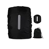 Regenschutz für Rucksäcke mit Reflexstreifen, 15L-25L wasserdichte Rucksack...