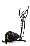 Zipro Erwachsene Magnetischer Crosstrainer Burn Gold bis 120kg, Schwarz, One...