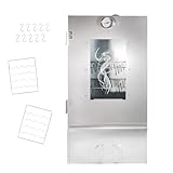 LEMODO Räucherofen 80x39,5x27,5 cm mit umfangreichem Zubehör, Räucherschrank...