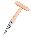 TPZORJX 1pcs Blumenzwiebel pflanzholz werkzeuge zwiebelpflanzer mit Kalibrierung...