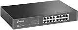 TP-Link TL-SG1016D 16-Port Gigabit Netzwerk Unmanaged Switch (Rackmount, 32Gbit/s...