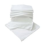 Nurtextil24 Kissen-Inlett 100% Baumwolle 20 Größen in Weiß mit Reißverschluss ohne...