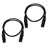 BESTonZON Xlr Mikrofonkabel Ausgewogenes Audiokabel Xlr Männlich Weiblich Für Mikrofon...