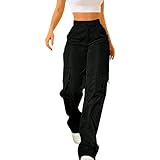 Meine Offene Rechnung Bei Einsehen Cargohose Damen Baggy Y2K Streetwear Weite Bein Hose...