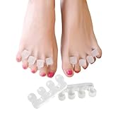 XIKSJW Silikon Zehentrenner Für Pediküre Zehenkorrektur Hallux Valgus Schiene...