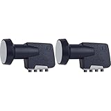 Inverto 5447 IDLB-QDL410-PREMU-OPN Quad-LNB blau & Premium Quattro Universal 40mm