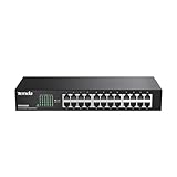 Tenda Switch 24 Port Gigabit LAN Switch 19 Zoll Rackeinbau Netzwerk Switch (Plug-and-Play,...