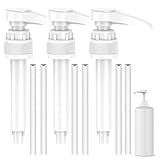 3 Stücke Dosierpumpe für 1000 ml Flaschengetränke,Wiederverwendbarer Pumpspender mit 6...