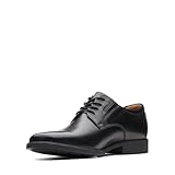 Clarks Herren Tilden Plain Derby Schwarz