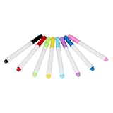 UTHCLO 8 Stück Löschbare Whiteboard Marker Löschbarer Stift Trocken Abwischbare Marker...