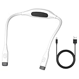 ERRORY Nacken-Leselicht für Nachtlesen, 3 einstellbare Helligkeitsstufen,...