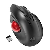 Micropack Vertikaler Maus Trackball Kabellos für Mittlere Oder Große Hände,...