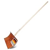 SHW-FIRE | Schneeschieber mit 55cm Schaufel und 150 cm Ovalstiel, Schaufel aus...