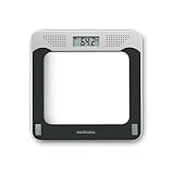 medisana PS 425 Sprechende Personenwaage, Präzise digitale Waage aus Glas, 4 Sprachen,...