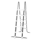 Intex Sicherheitsleiter 28077, Für Pools Von 132 Höhe, Grau